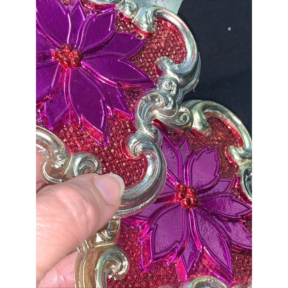 Hallmark christmas embossed